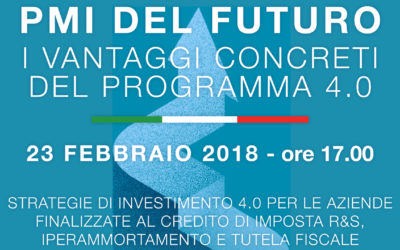 Pmi del futuro – i vantaggi concreti del programma 4.0.